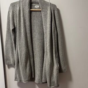 Aritzia Community Small size (made in Chin) Heathered Gray Cardigan